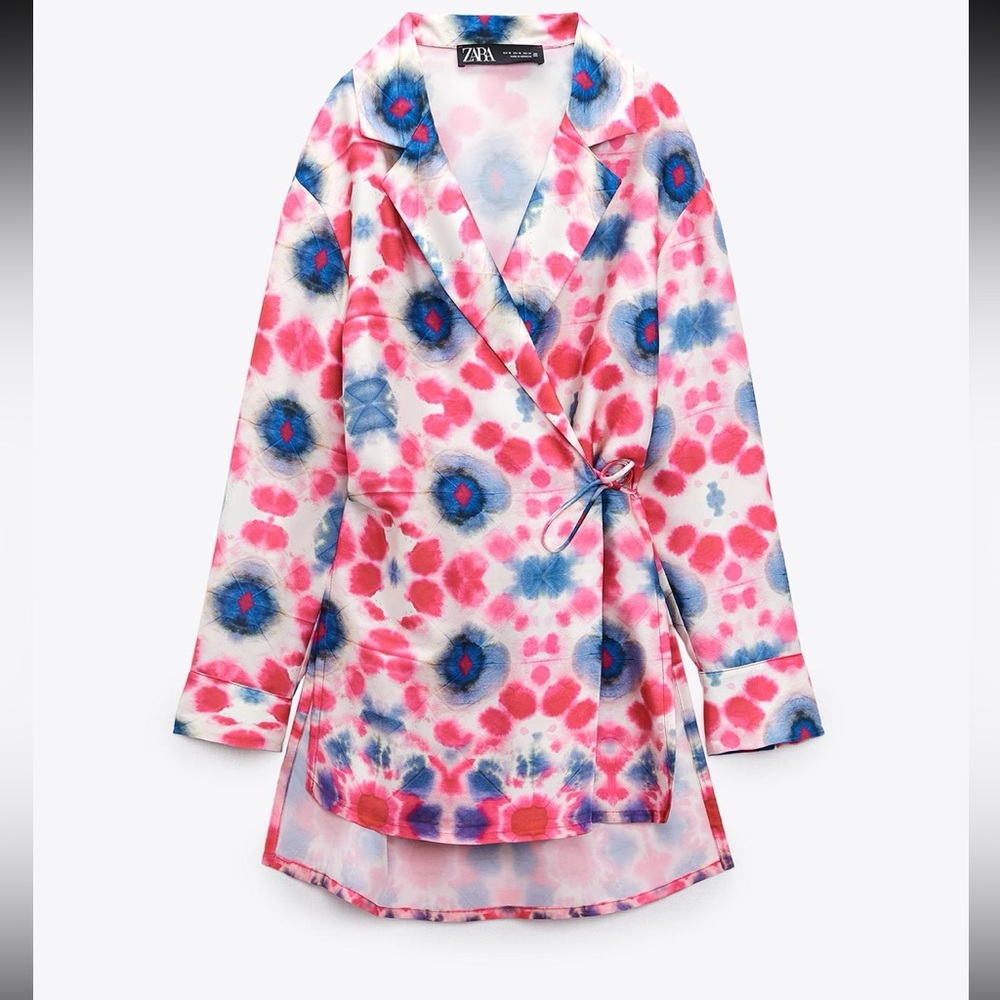 Zara Floral printed Blazer